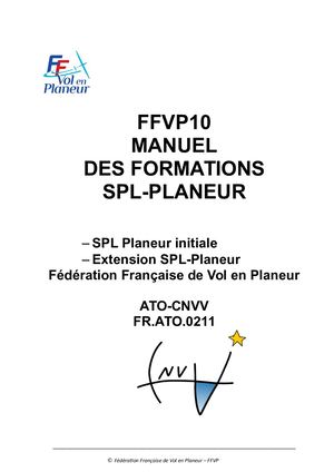 Ffvp10 Manuel Des Formations Spl Planeur éDition2