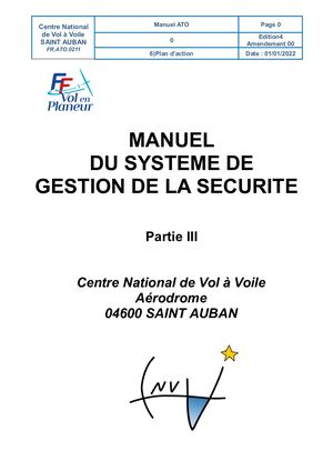 Cnvv Ato Partie Iii Manuel Sgs Ed05 Janvier 2022