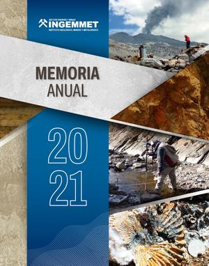 Memoria Ingemmet 2021