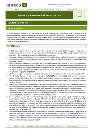 SUPUESTO PRÁCTICO #09