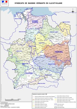 Bassins versants en Ille-et-Vilaine