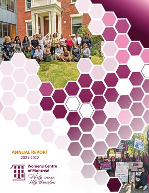 Annual report 2021 2022 Women's Centre of Montreal