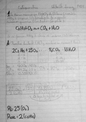Examen De Estequiometria 1