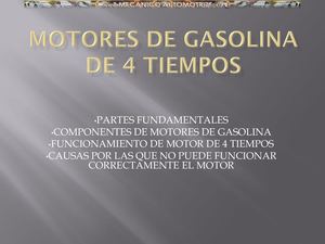 Curso Mecanica Automotriz Motores Gasolina 4 Tiempos