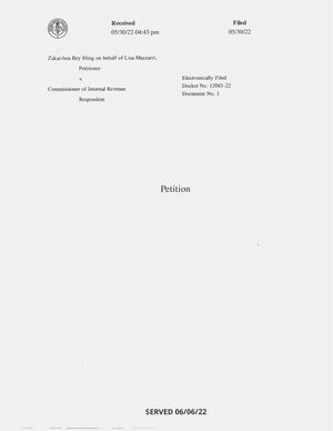 IRS dismiss for Lack of Jurisdiction Yaa Asantewaa Debtor Lisa N Mazzarri