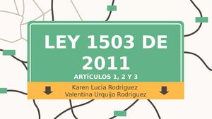 Riesgos Publicos Exposicion Ley 1503