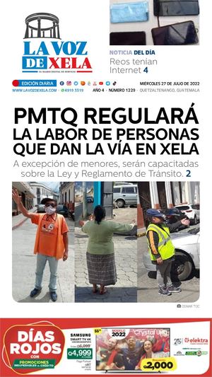 EDICIÓN DIGITAL #1229 del diario LA VOZ DE XELA