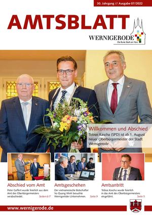 Amtsblatt Wernigerode - Ausgabe 07/2022