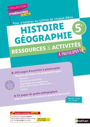Itinéraires... à la carte Histoire-Géographie 5e – EXTRAIT