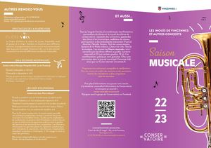 Saison 2022-2023 du Conservatoire de Vincennes