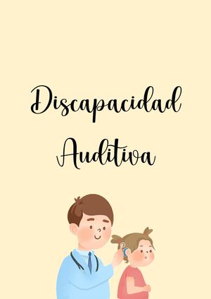 Cuento Discapacidad auditiva