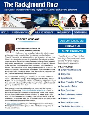 BACKGROUND BUZZ - JULY 2022