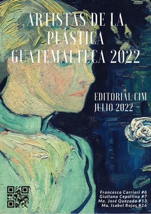 Artistas de la  Plástica  Guatemalteca 2022.