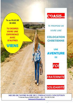 C'oasis 19 Colocation Chrétienne