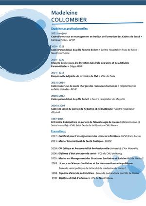 Cv Madeleine Collombier - Ifcs