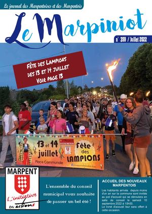 LE MARPINIOT - Juillet 2022