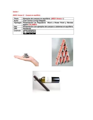 Estática Y Primera Condición De Equilibrio