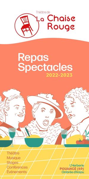 Programme Chaise Rouge 2022-2023 - repas-spectacles Pouancé