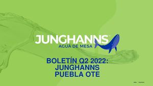 Boletín Junghanns Agua De Mesa Planta Puebla Oriente Abril 2022