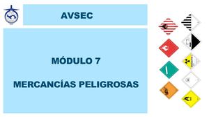 Módulo 7 Mercancías Peligrosas