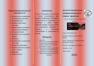 Plan De Estudios Del Curso It Essentials V7