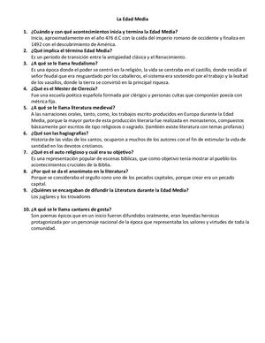 La Edad Media : 4bim