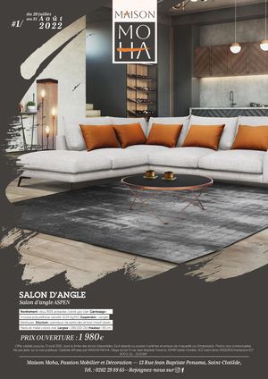 Dépliant MAISON MOHA août 2022