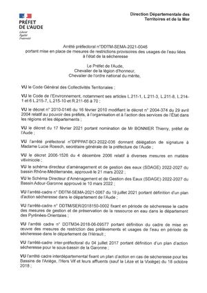 Calaméo - Arrêté Signé 29juil2022