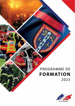 Programme Formation 2023 Sdis53