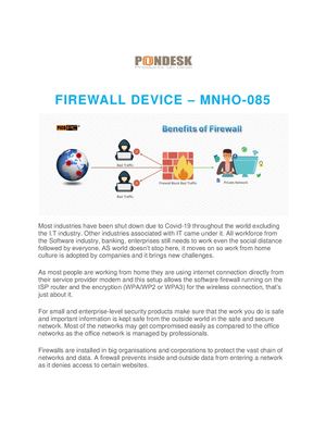 Firewall Device – Mnho 085