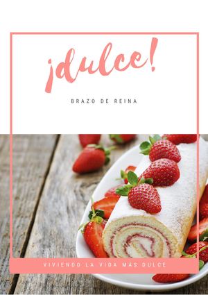 Rosa Amarillo Dulces Foto Postres Comida Revista Portada