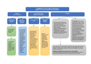 Tisha BeAv that Falls on Motzei Shabbat - HALACHA FLOW CHART