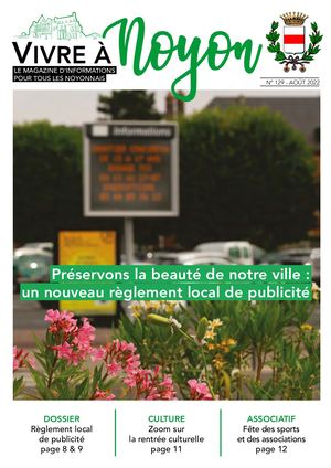 Août 2022 - Vivre à Noyon n°129