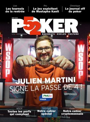 Poker52 numéro 151, août 2022