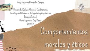 Comportamientos Morales Y éTicos