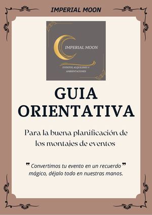 Guía Que Oriente La Buena Planificación De Los Montajes De Eventos (1)