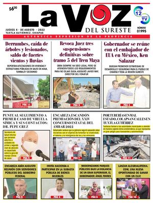 La Voz del Sureste 04 08 2022