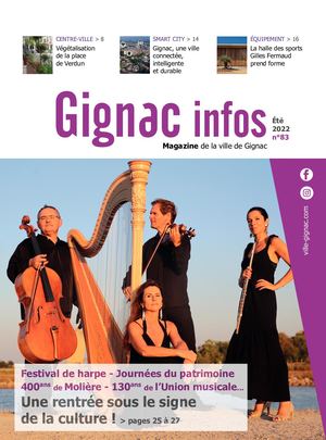 Magazine Gignac Infos été 2022 - N°83