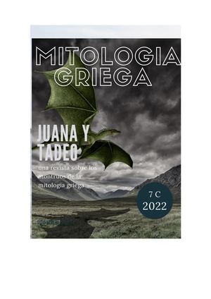 Mitologia Griega Tadeo Y Juana