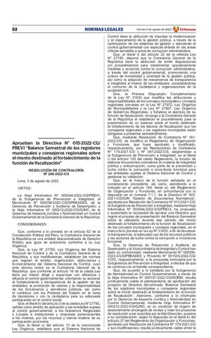 Directiva 015 2022 Cg Previ Balance Semestral Regidores Municipales Y Consejeros Regionales