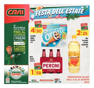 Volantino Crai Regina dall'11 al 24 agosto
