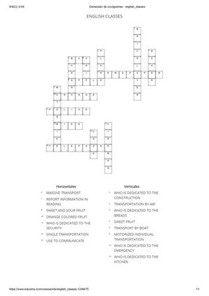 CRUCIGRAMA 15 - RESUELTO