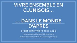 2020-2026 Projet Territoire - Mai 2021