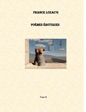 Poèmes éRotiques Tome Ii