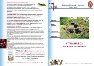 60 Vitaminas  C2 los nuevos antioxidantes