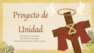 Proyecto De Biblia 6to Pc Gerson Ochoa