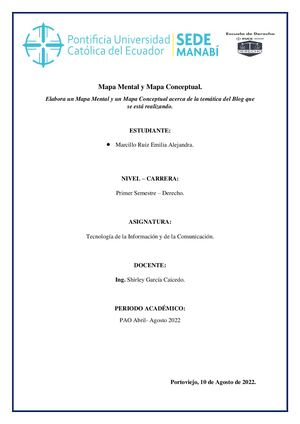 Mapa Mental Y Mapa Conceptual (Inseguridad Cuidadana)
