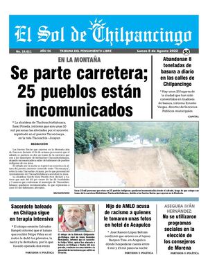 El Sol De Chilpancingo 8 Agosto 2022