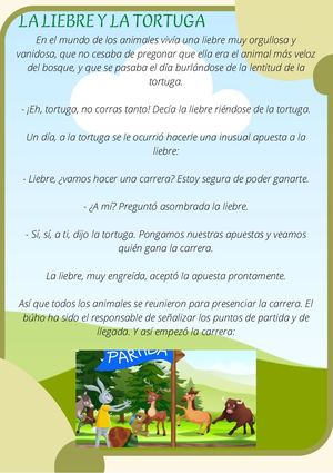 La Liebre Y La Tortuga