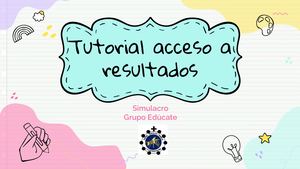 Tutorial Resultados Simulacro